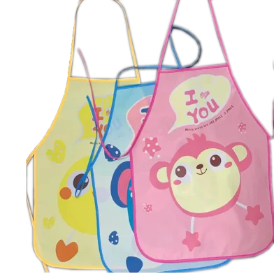 Cartoon Children's Bib/Apron Dining Bib Rope System - 1 Pc - Rokomari product
